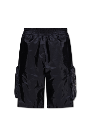テ*ィ様 #132 wjk solid wide shorts ブラック L 132 wjk solid wide shorts ブラック L